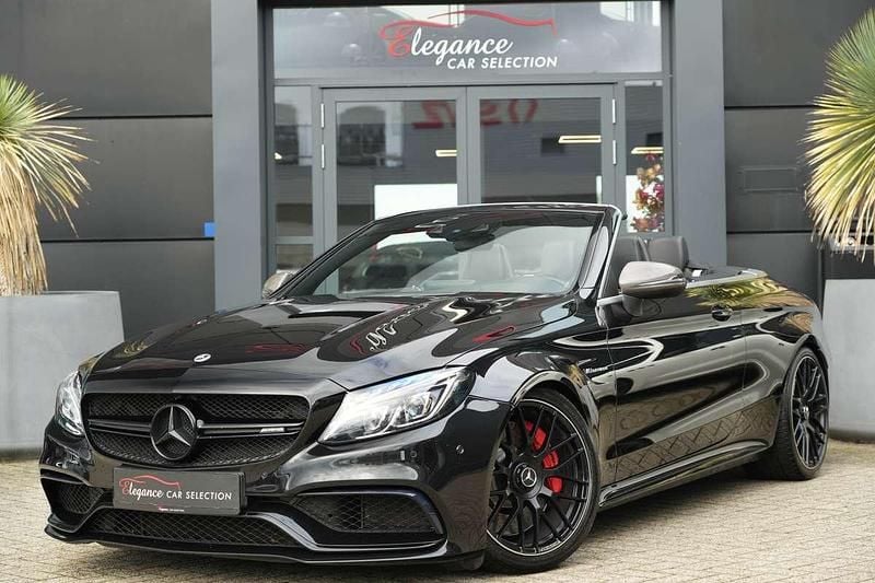 Zwart Gebruikt 2017 Mercedes C63 AMG AMG Cabriolet | € 59.950 (Eerlijke prijs) - Afbeelding 1/4