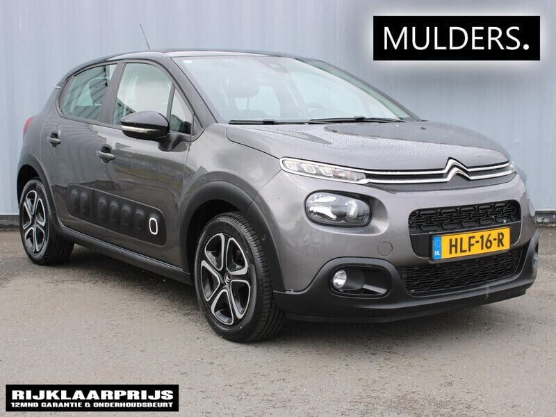 Grijs Gebruikt 2020 Citroën C3 PureTech Hatchback | € 14.895 (Eerlijke prijs) - Afbeelding 1/4