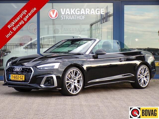 Zwart Gebruikt 2023 Audi A5 Cabriolet Design Cabriolet | € 48.950 (Iets duurder) - Afbeelding 1/4