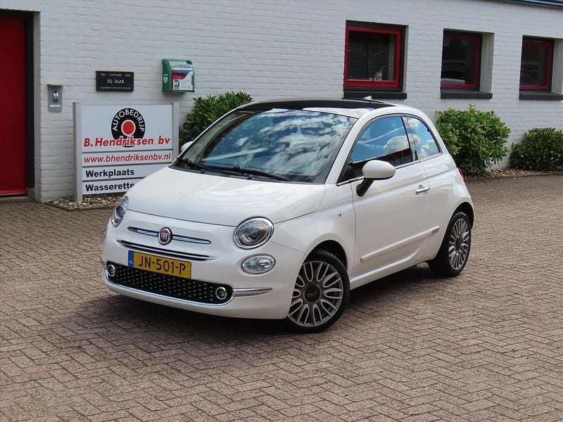Wit Gebruikt 2016 Fiat 500 Lounge Hatchback | € 8.750 (Eerlijke prijs) - Afbeelding 1/4