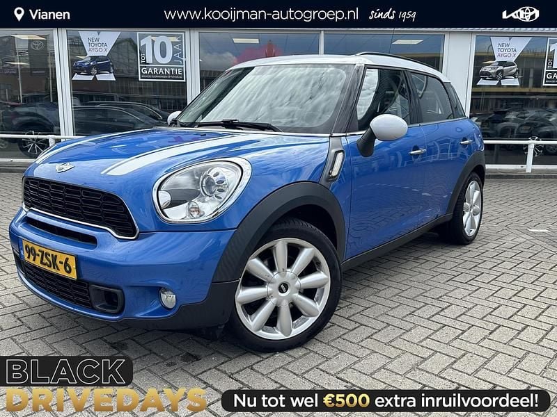 True blue metallic (blauw metallic) Gebruikt 2013 Mini Cooper S Countryman Chili SUV | € 9.450 (Goede deal) - Afbeelding 1/4