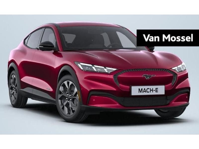 Rood Nieuw 2025 Ford Mustang Mach-E SUV | € 45.970 (Eerlijke prijs) - Afbeelding 1/4
