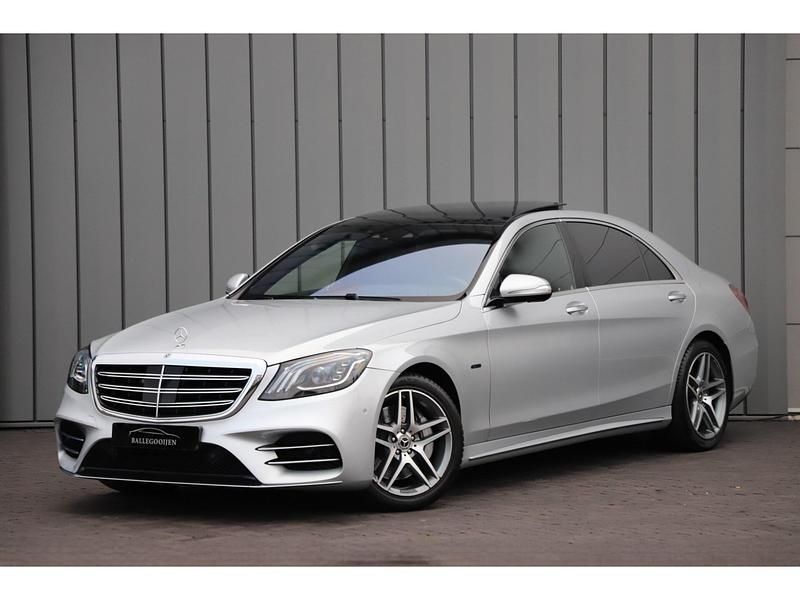 Grijs Occasion 2019 Mercedes S560 Sedan | € 42.950 - Afbeelding 1/4