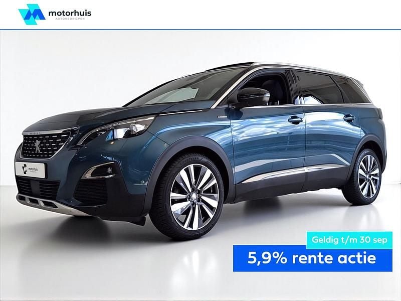 Groen Gebruikt 2020 Peugeot 5008 GT-line MPV | € 20.440 (Eerlijke prijs) - Afbeelding 1/4