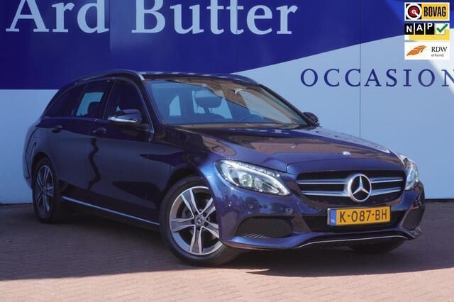 Blauw Gebruikt 2015 Mercedes C200 Prestige Stationwagen | € 10.999 (Eerlijke prijs) - Afbeelding 1/4