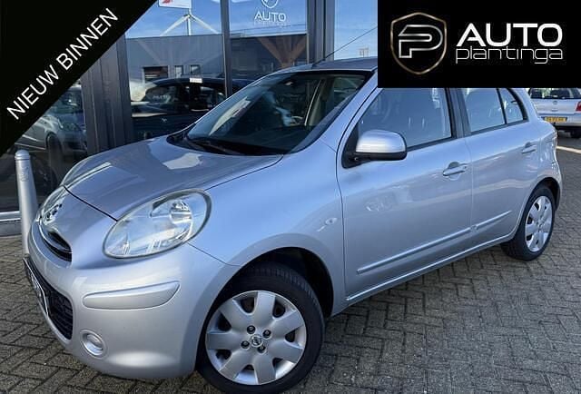 Grijs Gebruikt 2011 Nissan Micra Acenta Hatchback | € 2.995 (Eerlijke prijs) - Afbeelding 1/4