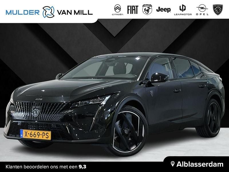 Zwart Gebruikt 2024 Peugeot 408 GT GTi Hatchback | € 36.890 (Eerlijke prijs) - Afbeelding 1/4