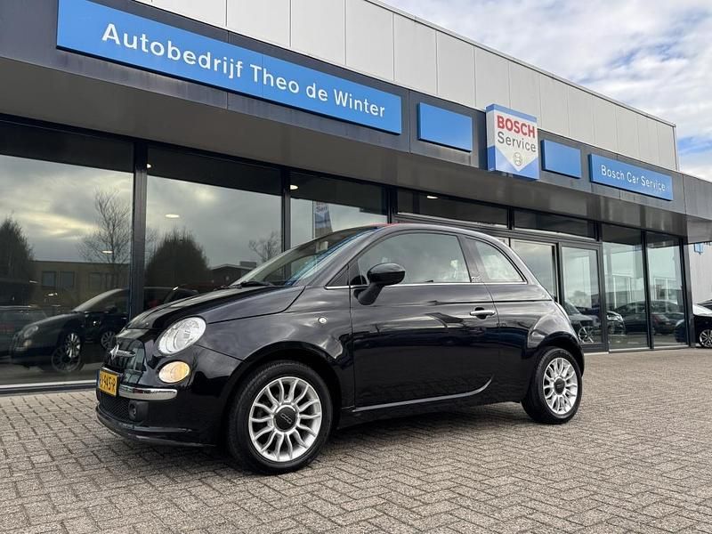 Zwart Gebruikt 2012 Fiat 500C Pop Cabriolet | € 5.945 (Eerlijke prijs) - Afbeelding 1/4