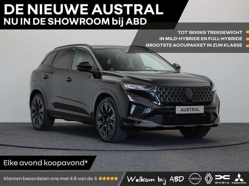 Noir étoilé (zwart mica) Nieuw 2025 Renault Austral Iconic Esprit Alpine SUV | € 49.438 (Duur) - Afbeelding 1/3