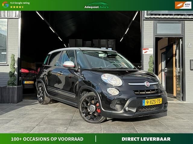 Zwart Gebruikt 2014 Fiat 500L Beats Edition MPV | € 6.444 (Goede deal) - Afbeelding 1/4