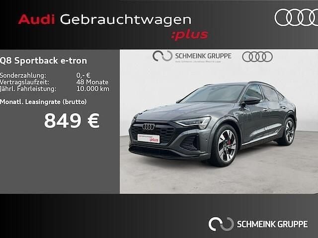 Occasion Audi Q8 e-tron S-Line 300 kW (408 PK) 2023 Grijs SUV