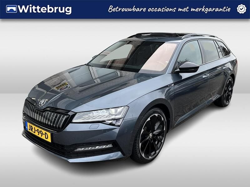 Grijs Gebruikt 2021 Skoda Superb Business Line Stationwagen | € 30.950 (Eerlijke prijs) - Afbeelding 1/2