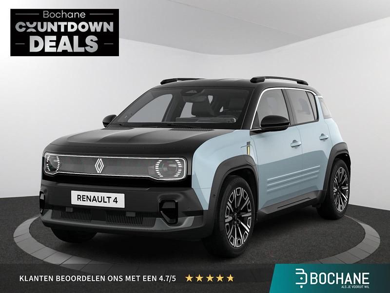 Twotone bleu nuage / noir étoilé (blauw metallic) Nieuw 2025 Renault R4 Iconic SUV | € 37.140 (Iets duurder) - Afbeelding 1/4
