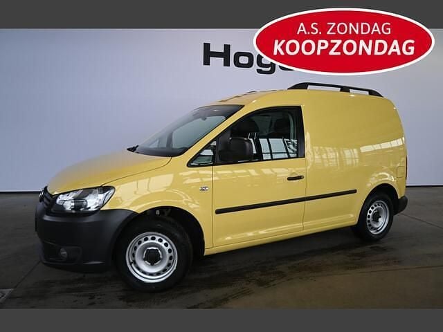 Geel Occasion 2012 VW Caddy MPV | € 3.940 (Eerlijke prijs) - Afbeelding 1/4