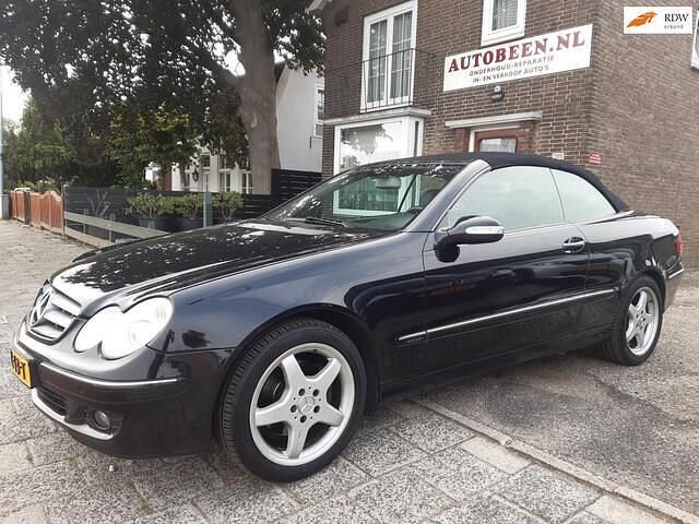 Zwart Gebruikt 2008 Mercedes 200 Elegance Cabriolet | € 6.750 - Afbeelding 1/4
