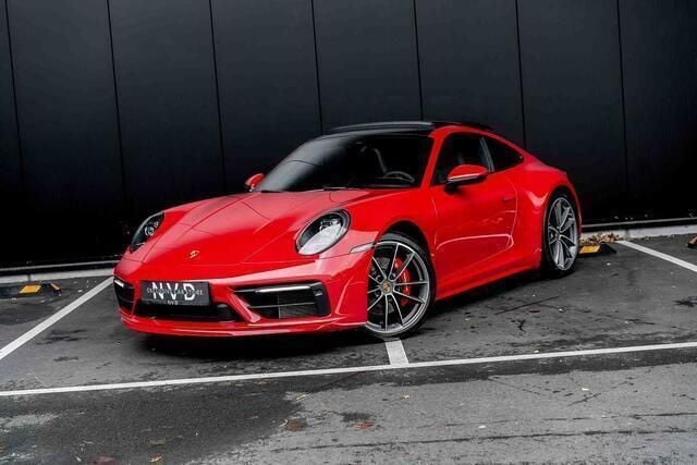 Rood Gebruikt 2021 Porsche 911 Carrera S Sport Coupé | € 118.490 - Afbeelding 1/4