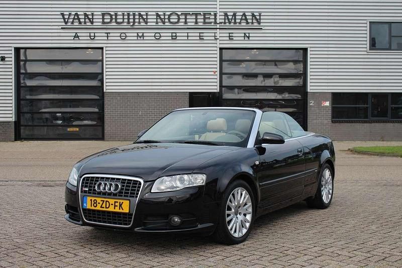 Zwart Gebruikt 2008 Audi A4 Cabriolet Exclusive Cabriolet | € 9.950 (Goede deal) - Afbeelding 1/4