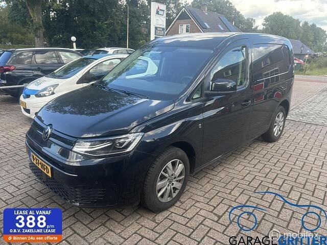 Zwart Nieuw 2024 VW Caddy Style MPV | € 23.950 (Super prijs) - Afbeelding 1/4