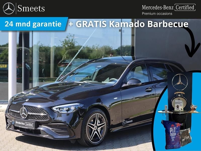 Zwart Gebruikt 2025 Mercedes C300 Business Stationwagen | € 63.745 - Afbeelding 1/4