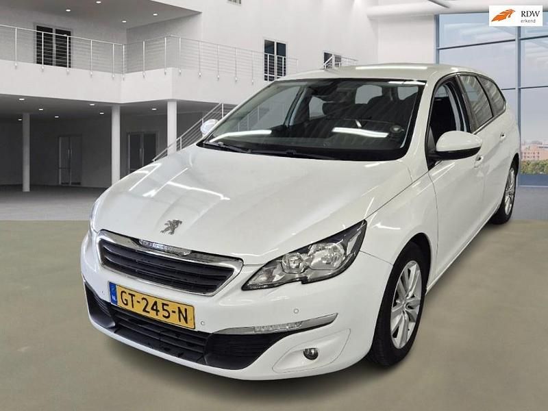 Wit Gebruikt 2014 Peugeot 308 Allure Stationwagen | € 4.995 (Goede deal) - Afbeelding 1/4
