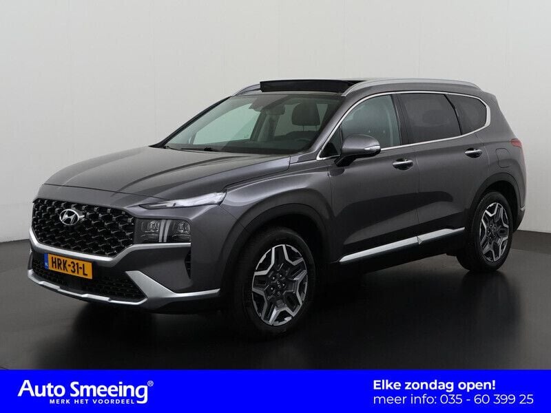 Grijs Gebruikt 2021 Hyundai Santa Fe Premium SUV | € 36.895 (Eerlijke prijs) - Afbeelding 1/4