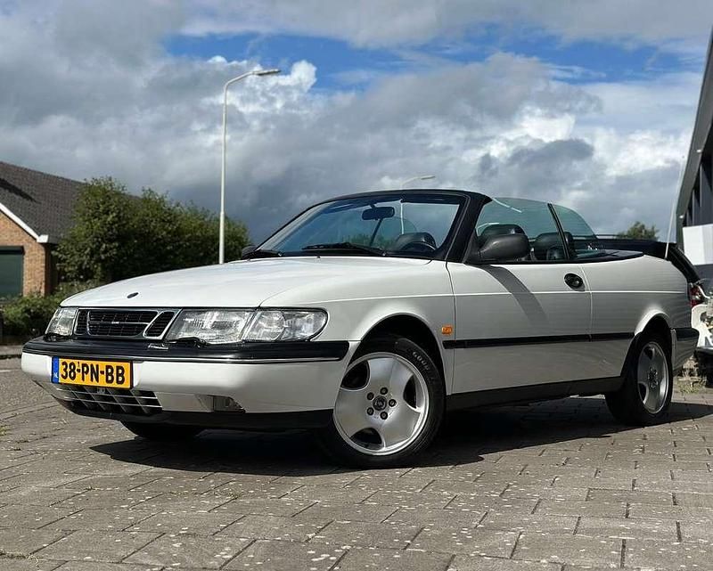 Wit Gebruikt 1997 Saab 900 Cabriolet Cabriolet | € 4.950 - Afbeelding 1/4