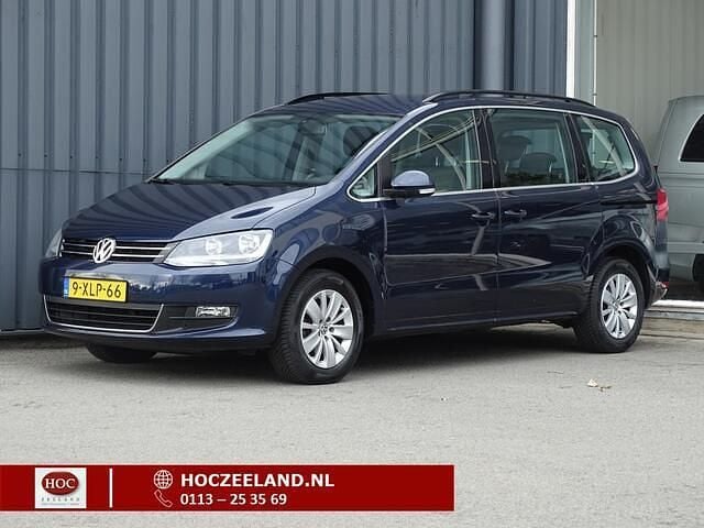 Blauw Occasion 2014 VW Sharan Comfortline MPV | € 13.445 (Eerlijke prijs) - Afbeelding 1/4