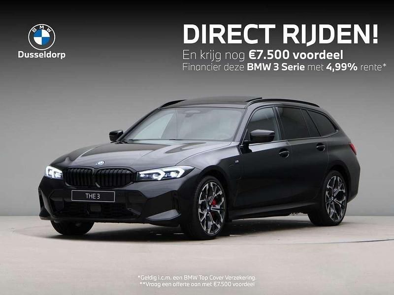 Zwart, metallic lak Nieuw 2025 BMW 330e M Sport Stationwagen | € 79.135 (Duur) - Afbeelding 1/4