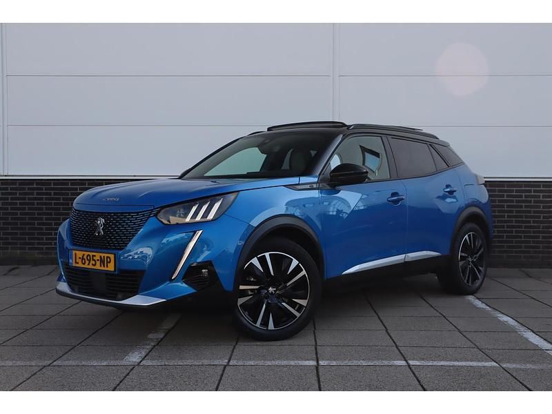 Blauw Gebruikt 2021 Peugeot e-2008 GT SUV | € 17.795 (Eerlijke prijs) - Afbeelding 1/1