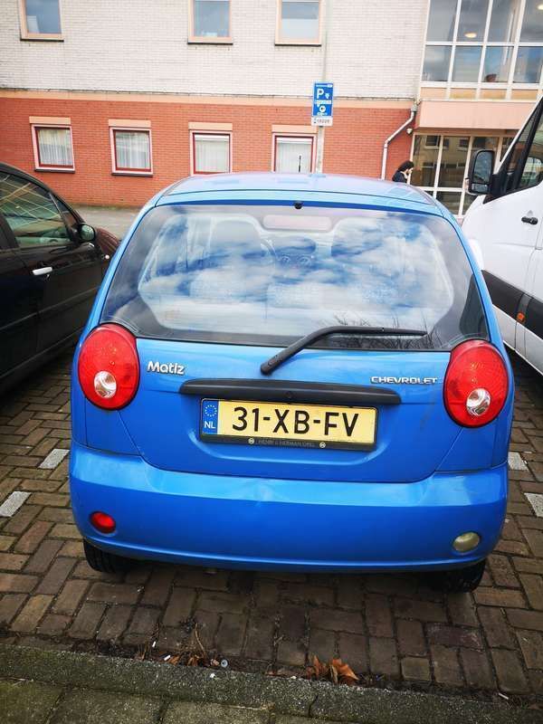 Blauw Gebruikt 2007 Chevrolet Matiz Hatchback | € 1.000 (Eerlijke prijs) - Afbeelding 1/4