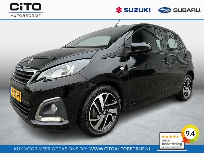Occasion Peugeot 108 Allure 72 PK (52 kW) 2019 Zwart Hatchback