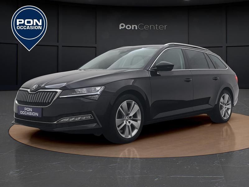 Zwart Gebruikt 2021 Skoda Superb Business Line Stationwagen | € 24.450 (Goede deal) - Afbeelding 1/3