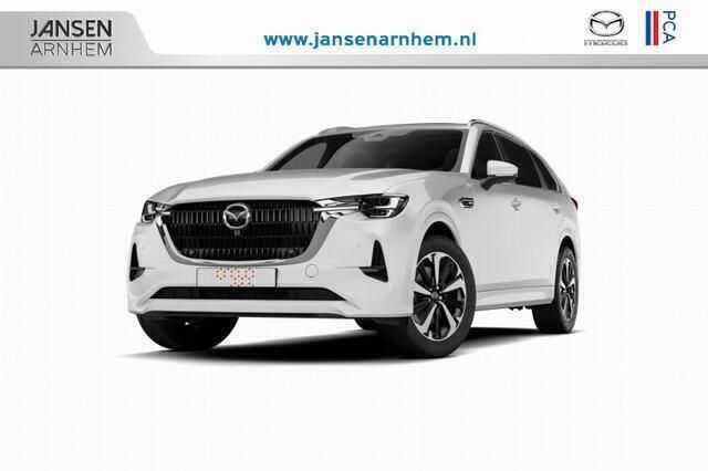 Wit Nieuw 2024 Mazda CX-80 Homura-Line SUV | € 69.642 (Eerlijke prijs) - Afbeelding 1/4