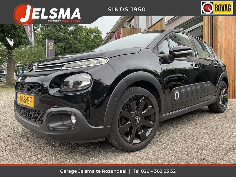 Zwart Gebruikt 2020 Citroën C3 Business Class Hatchback | € 14.500 (Eerlijke prijs) - Afbeelding 1/4