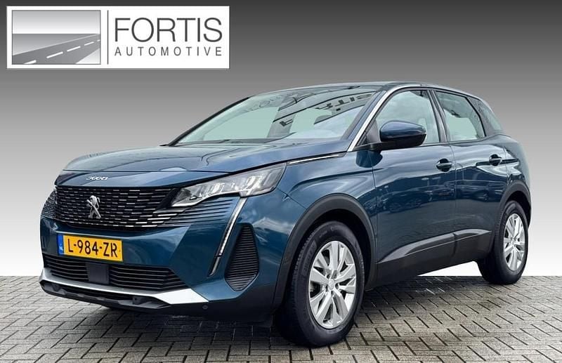 Blauw Gebruikt 2021 Peugeot 3008 Active SUV | € 19.895 (Eerlijke prijs) - Afbeelding 1/4