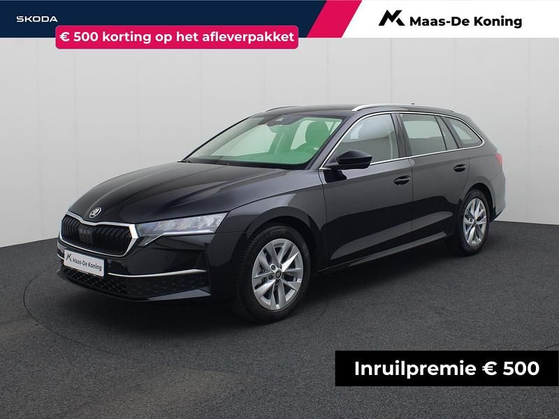 Zwart Gebruikt 2025 Skoda Octavia Selection Stationwagen | € 36.880 (Duur) - Afbeelding 1/4
