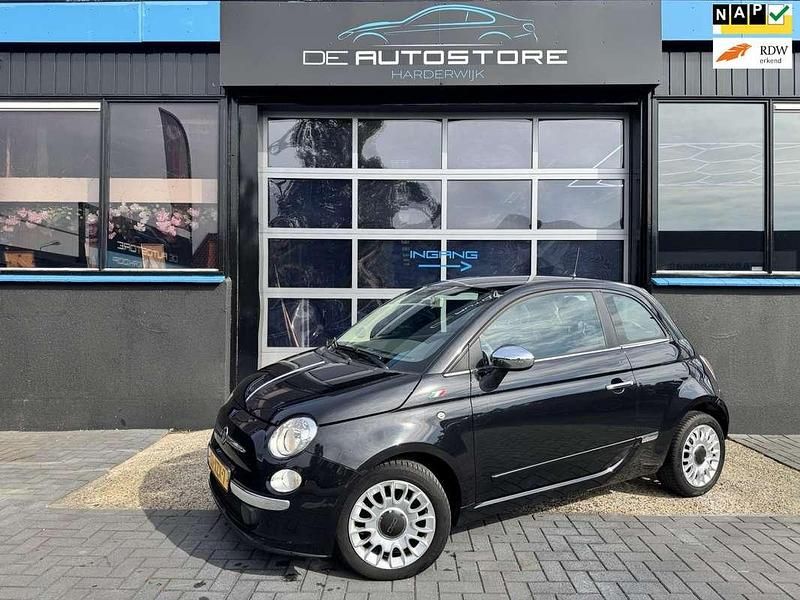 Zwart Gebruikt 2012 Fiat 500 Easy Hatchback | € 4.650 (Goede deal) - Afbeelding 1/4