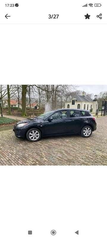 Zwart Gebruikt 2013 Mazda 3 Hatchback | € 2.750 (Goede deal) - Afbeelding 1/4