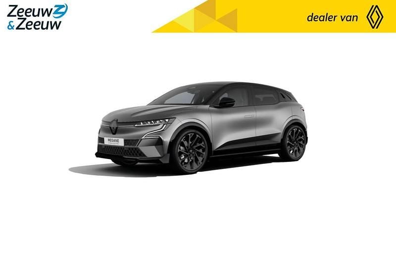 Twotone gris schiste satin / noir étoilé Nieuw 2025 Renault Megane E-Tech Esprit Alpine Hatchback | € 39.950 - Afbeelding 1/4