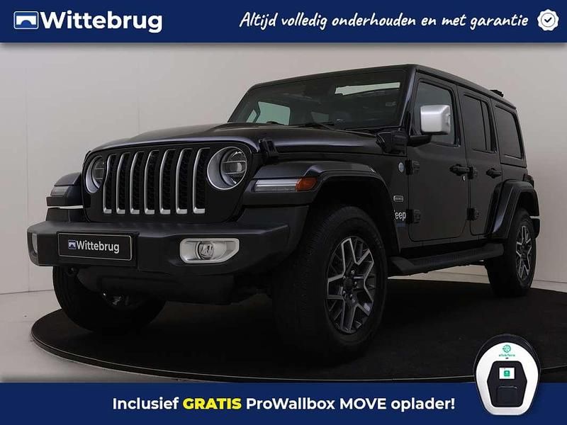 Zwart Gebruikt 2023 Jeep Wrangler Unlimited Sahara SUV | € 68.425 (Super prijs) - Afbeelding 1/3