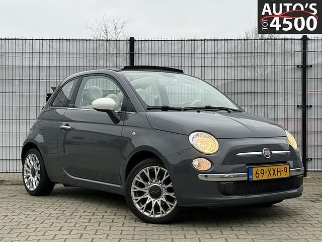 Grijs Gebruikt 2012 Fiat 500C Cabriolet | € 4.450 (Eerlijke prijs) - Afbeelding 1/4