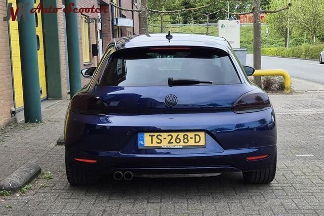 Occasion VW Scirocco Highline 200 PK (147 kW) 2009 Blauw, metallic lak Coupé