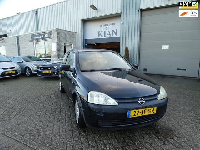 Zwart Gebruikt 2002 Opel Corsa Comfort Hatchback | € 750 (Goede deal) - Afbeelding 1/4