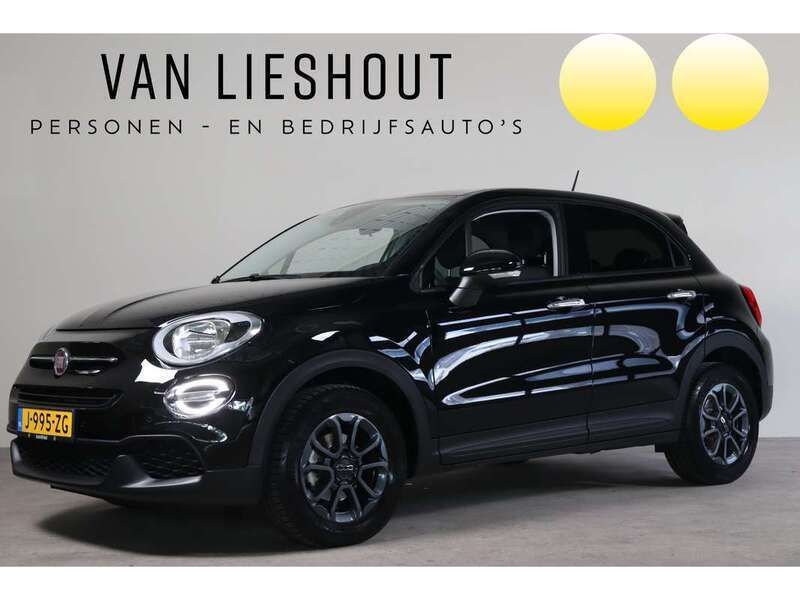 Zwart Gebruikt 2020 Fiat 500X Lounge SUV | € 17.900 (Eerlijke prijs) - Afbeelding 1/4