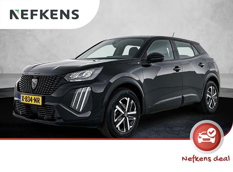 Zwart Gebruikt 2024 Peugeot e-2008 Active SUV | € 24.900 (Goede deal) - Afbeelding 1/4