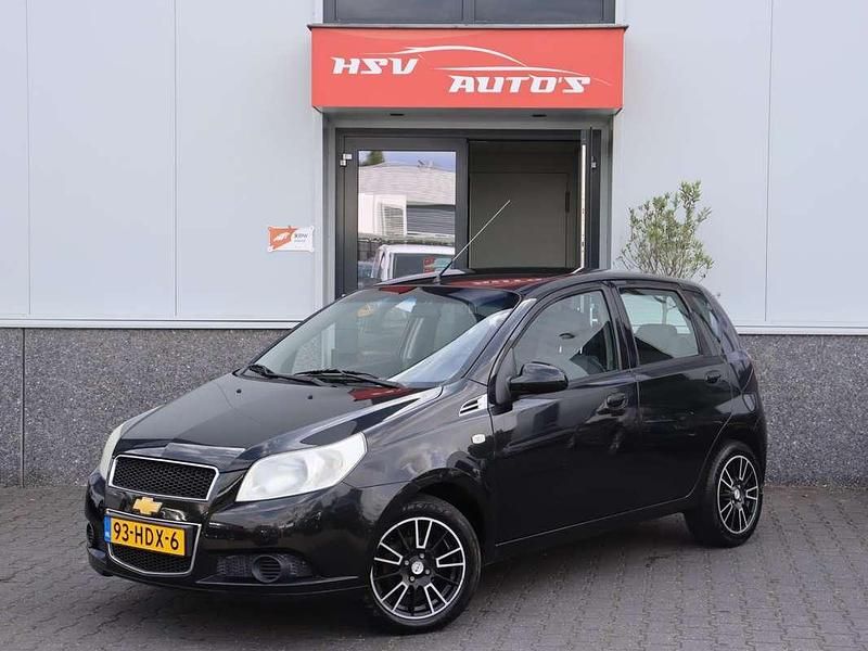 Zwart Gebruikt 2008 Chevrolet Aveo LS Hatchback | € 2.999 (Eerlijke prijs) - Afbeelding 1/3