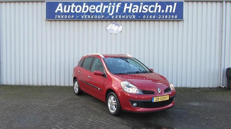 Rood Gebruikt 2008 Renault Clio GrandTour Stationwagen | € 1.950 (Eerlijke prijs) - Afbeelding 1/4