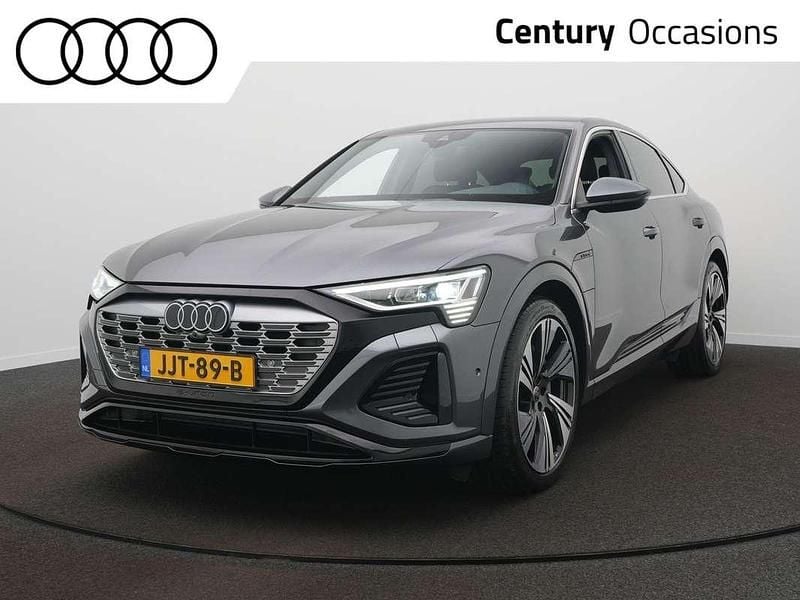 Grijs Gebruikt 2024 Audi Q8 e-tron S-Line SUV | € 59.900 (Super prijs) - Afbeelding 1/4