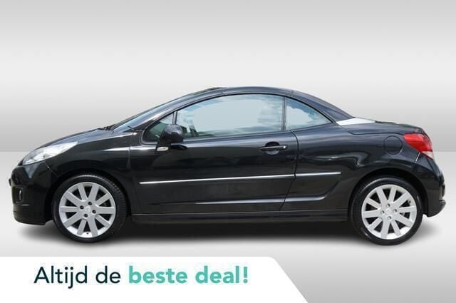 Zwart, metallic lak Gebruikt 2012 Peugeot 207 CC Roland Garros Cabriolet | € 4.990 (Goede deal) - Afbeelding 1/4