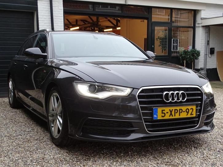 Occasion Audi A6 S-Line 136 PK (100 kW) 2014 Grijs Stationwagen